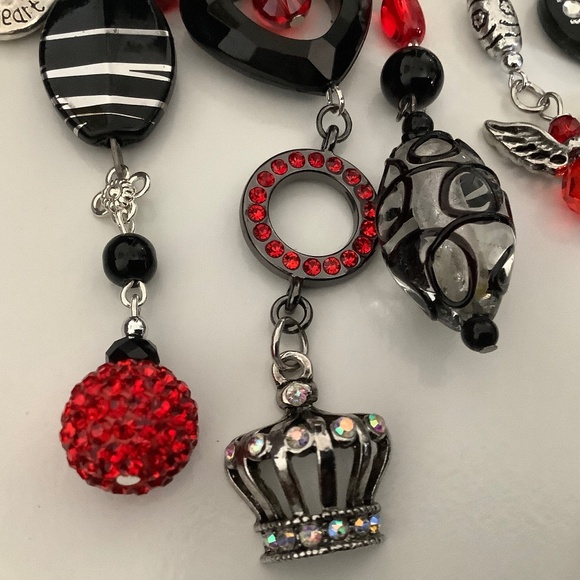 ART BY AMY LABBE New Gorgeous Necklace 13” long - Picture 13 of 15